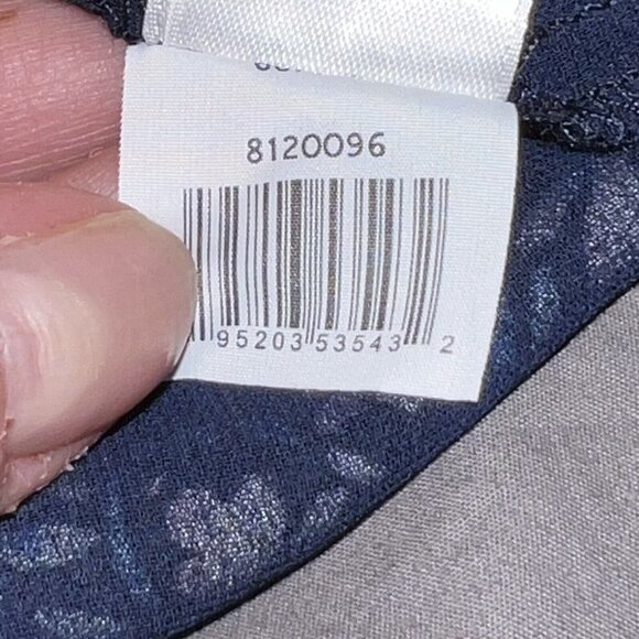 1. STATE Womens Blue Floral Smocked Cuffs Pullover Long‎ Sleeve V Neck Top XS - Picture 10 of 11